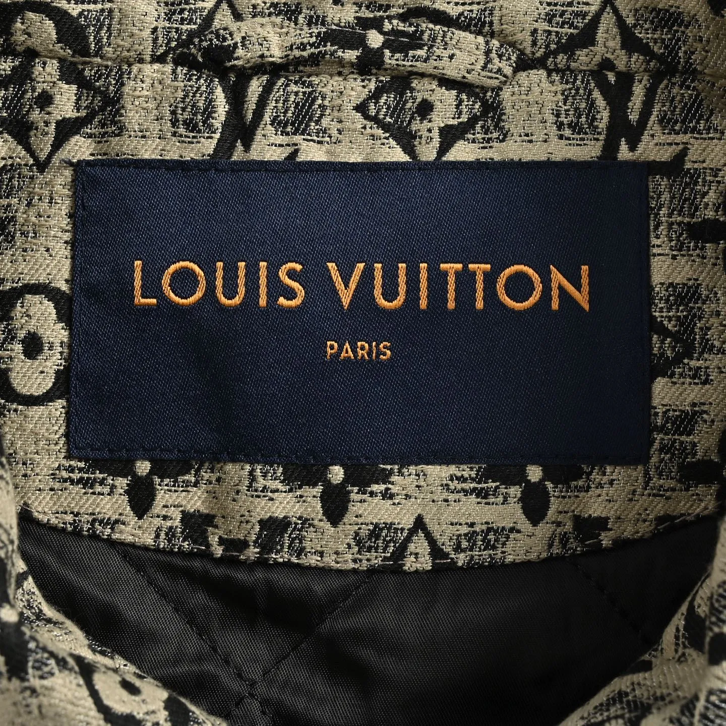 Louis Vuitton/Louis Vuitton all-over embroidered old flower lapel jacket